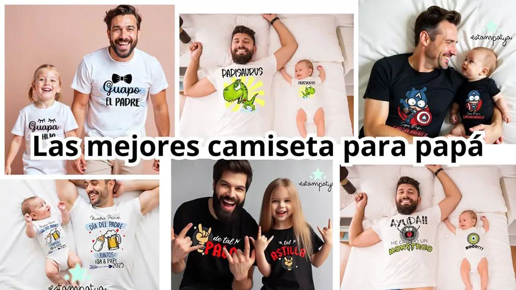 Celebra el Día del Padre con las Mejores Camisetas Personalizadas - Estampatya Camisetas dia del padre personalizadas. Celebra el Día del Padre con las Mejores Camisetas Personalizadas