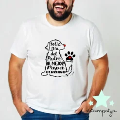camiseta papá perruno. Camiseta personalizada para padres de perros 2