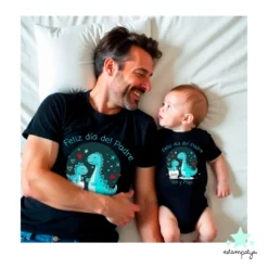 camisetas feliz día del padre dinosaurios