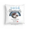 Cojín papá gracias por enseñarme el camino. Cojín personalizado día del padre
