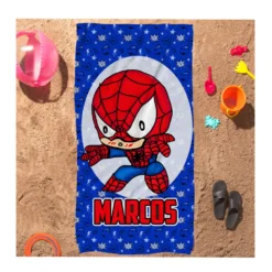 Toalla personalizada superheroes portada
